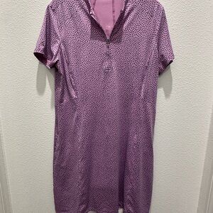 Antigua Polka Dot Zip Dress